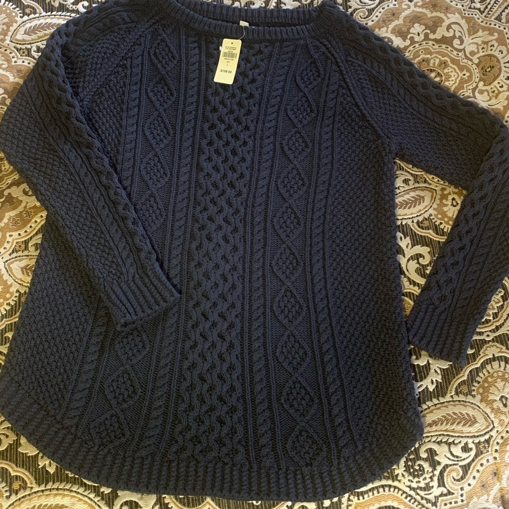 NWT LL Bean Signature Fisherman Tunic Size Large